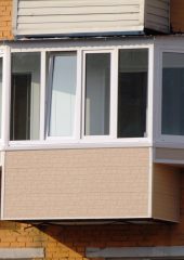 монтаж балкона с выносом